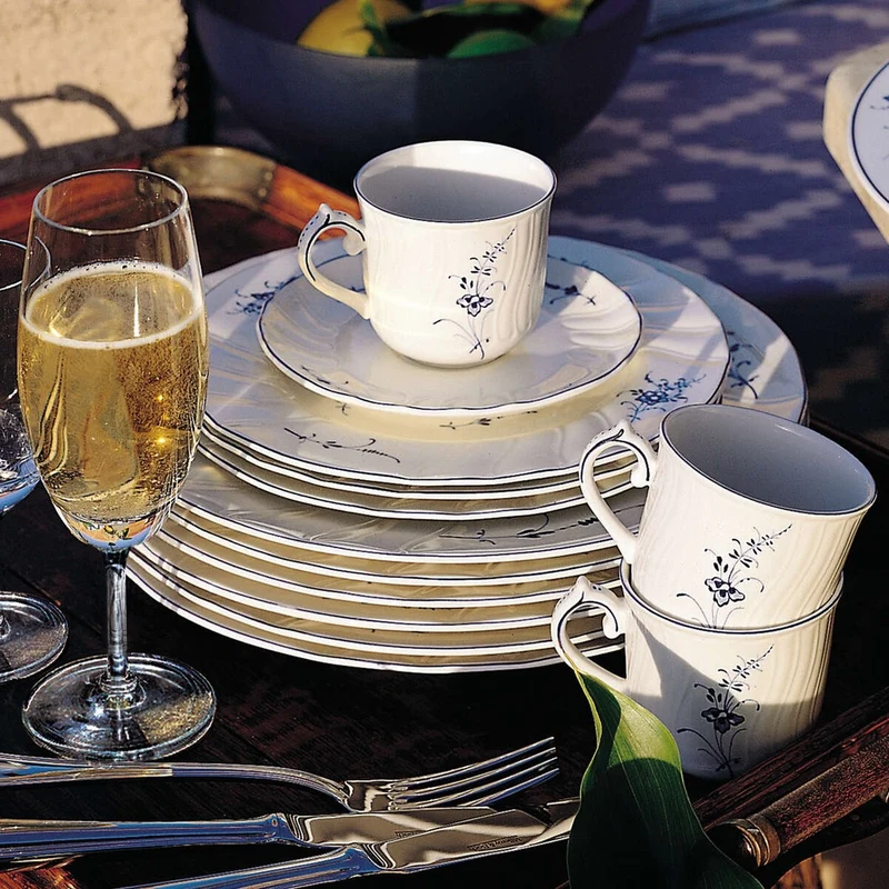 24 cl - Vieux Luxembourg Tazza Cappuccino In Porcellana Premium - Set 6 Pz