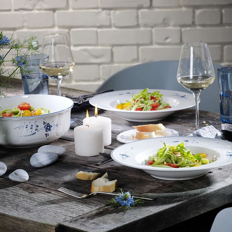 190 cl - Vieux Luxembourg Insalatiera In Porcellana Premium