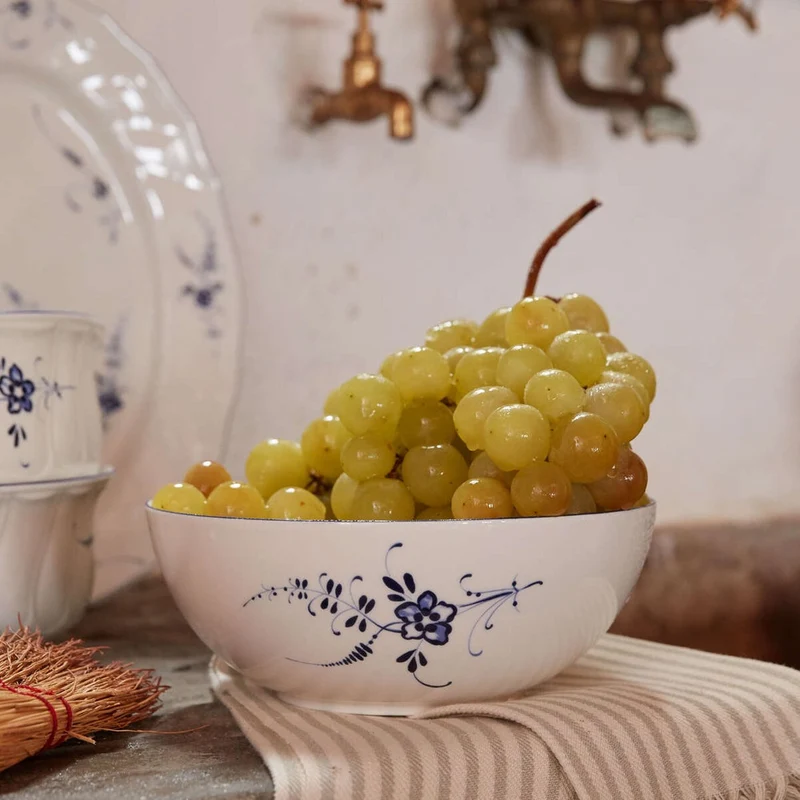 15 cl - Vieux Luxembourg Coppa Macedonia Dessert In Porcellana Premium - Set 4 Pz