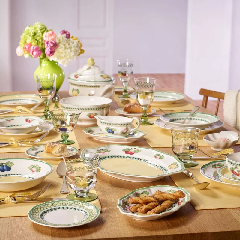 30 cl - French Garden Fleurence Salsiera In Porcellana Premium