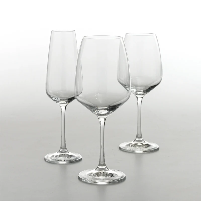 45 cl - Scaligero Calice Vino Bianco In Vetro - Set 6 Pz