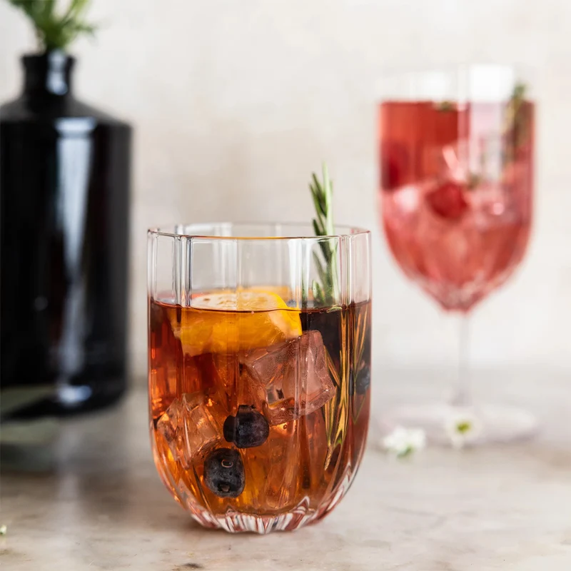 38.5 cl - Margherita Bicchiere Acqua In Vetro - Set 4 Pz