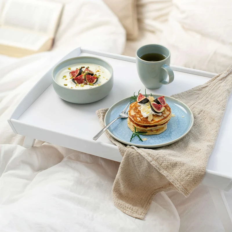 Crafted Blueberry Servizio Colazione In Porcellana Set 6 Pz