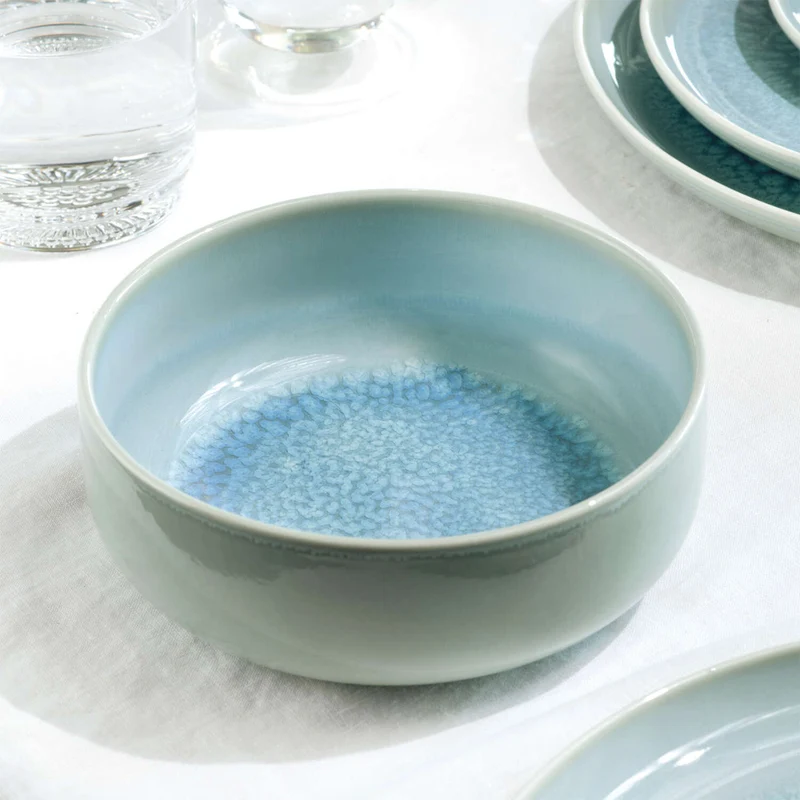 Crafted Blueberry Servizio Colazione In Porcellana Set 6 Pz