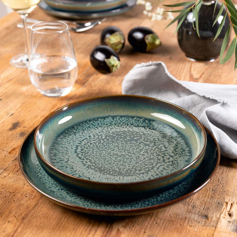 Crafted Breeze Servizio Tavola In Porcellana Set 4 Pz