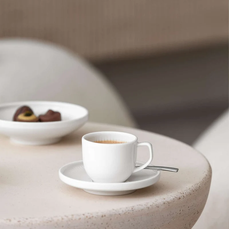 5 cl - Afina Tazzina Caffè In Porcellana - Set 6 Pz