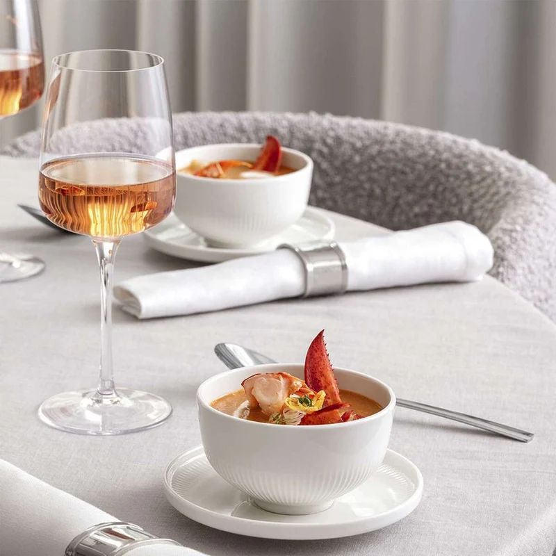 21 cl - Afina Ciotola In Porcellana - Set 4 Pz