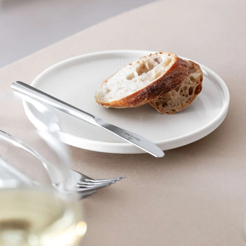17.1 cm - Afina Piatto Pane In Porcellana - Set 6 Pz
