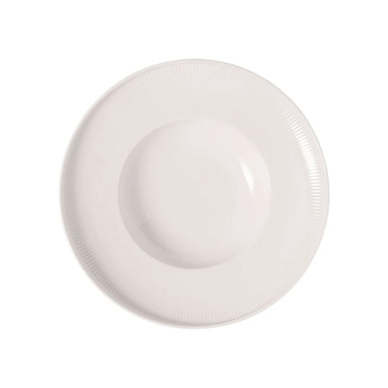 25 cm - Afina Piatto Fondo In Porcellana - Set 6 Pz