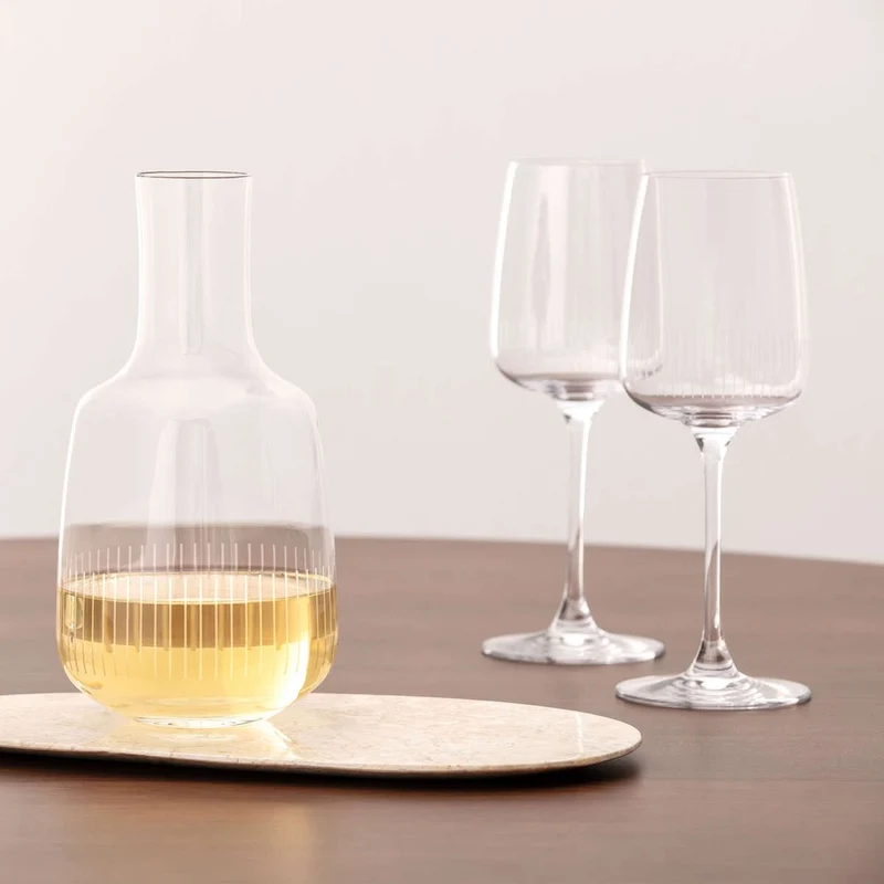 12.5 cl - Afina Calice Vino Bianco In Vetro Set 4 Pz
