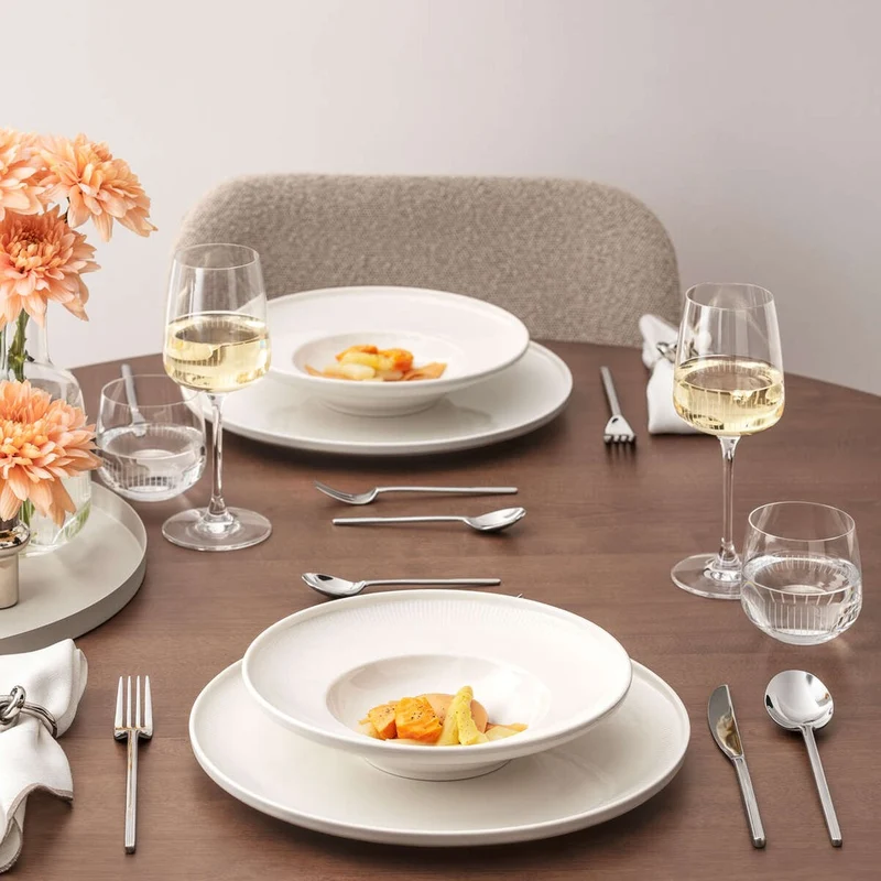 12.5 cl - Afina Calice Vino Bianco In Vetro Set 4 Pz