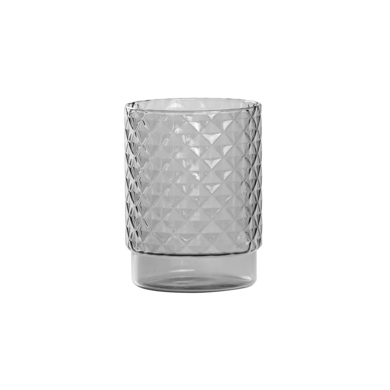 45 cl - Isolano Bicchiere Acqua Impilabile In Vetro Borosilicato Set 4 Pz