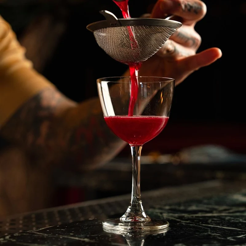 16 cl - Classic Bar Calice Cocktail Nick & Nora In Vetro Set 6 Pz