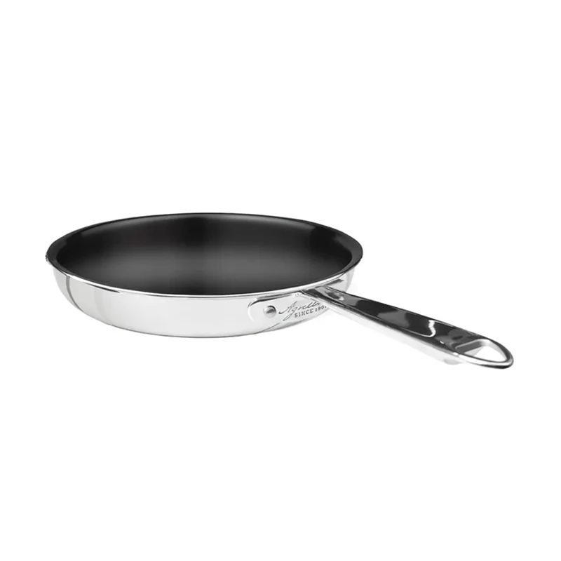 Non-Stick Alu-Inox Padella Bassa Con Antiaderente Sharkskin In Alluminio Con Manico Inox