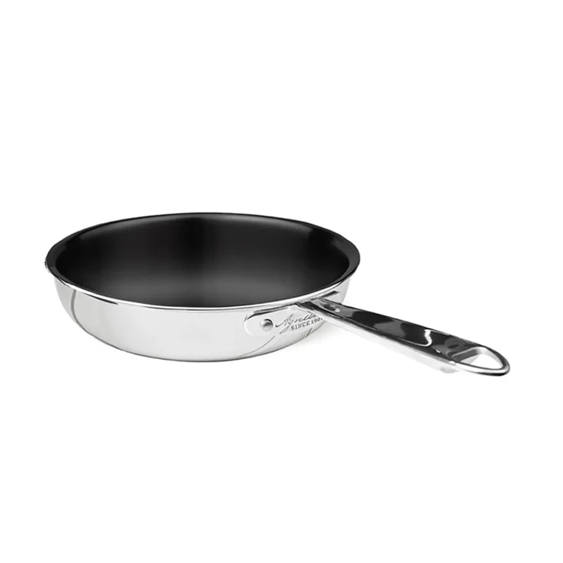 Non-Stick Alu-Inox Padella Alta Svasata Antiaderente In Alluminio Con Manico Inox