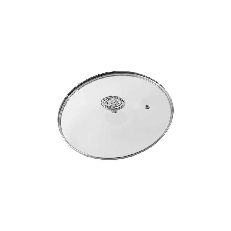 1907 5mm Coperchio In Vetro Con Pomolo In Acciaio