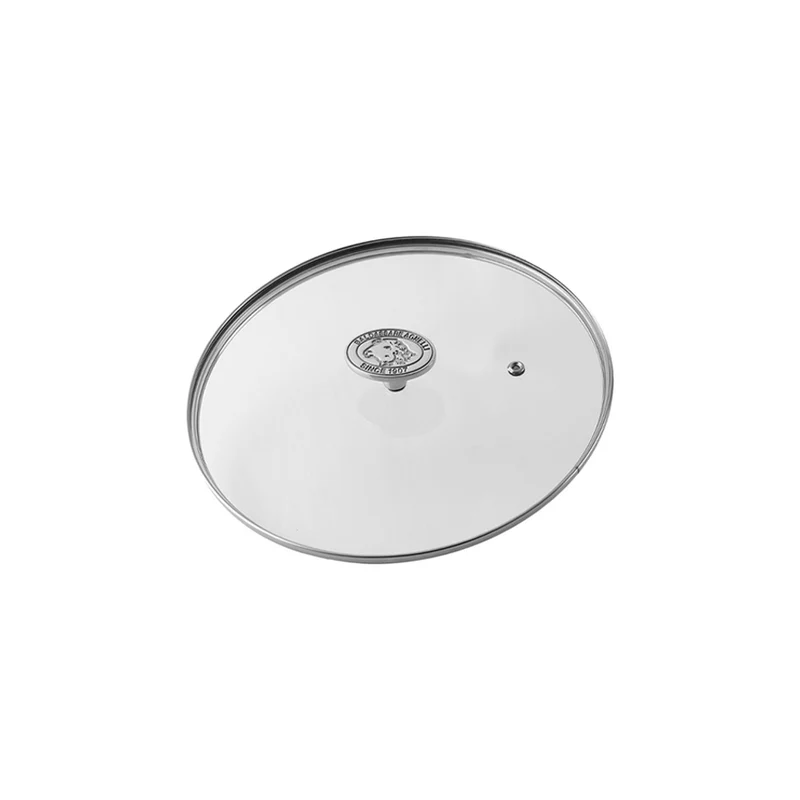 1907 5mm Coperchio In Vetro Con Pomolo In Acciaio