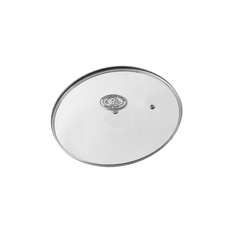 1907 5mm Coperchio In Vetro Con Pomolo In Acciaio