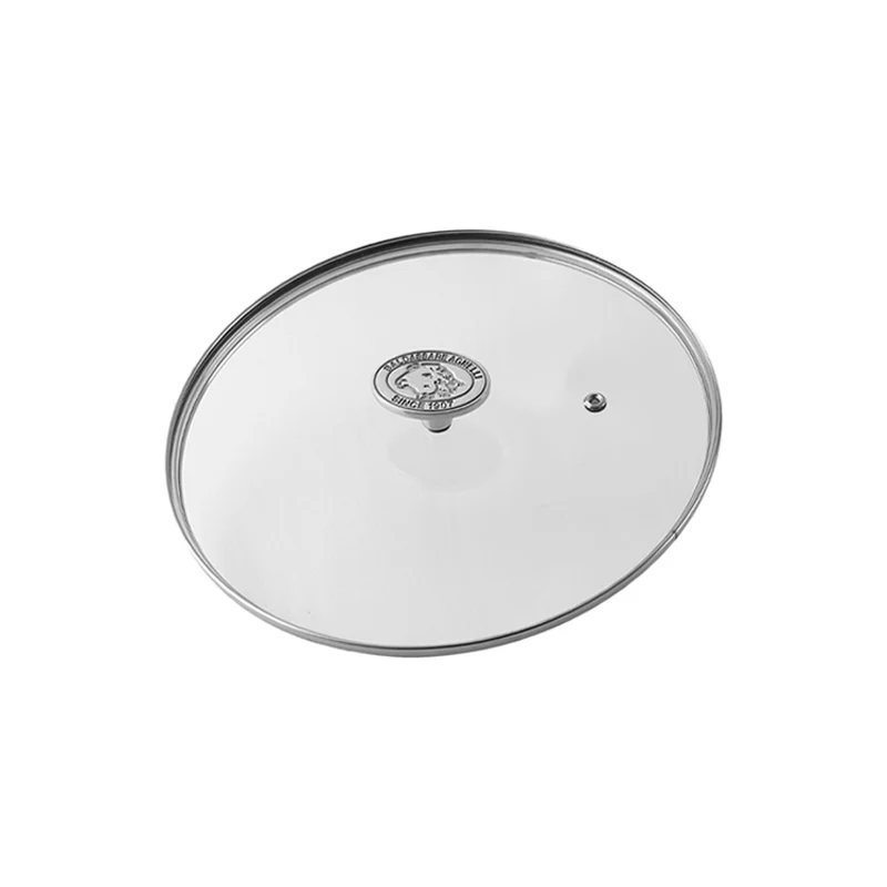 1907 5mm Coperchio In Vetro Con Pomolo In Acciaio