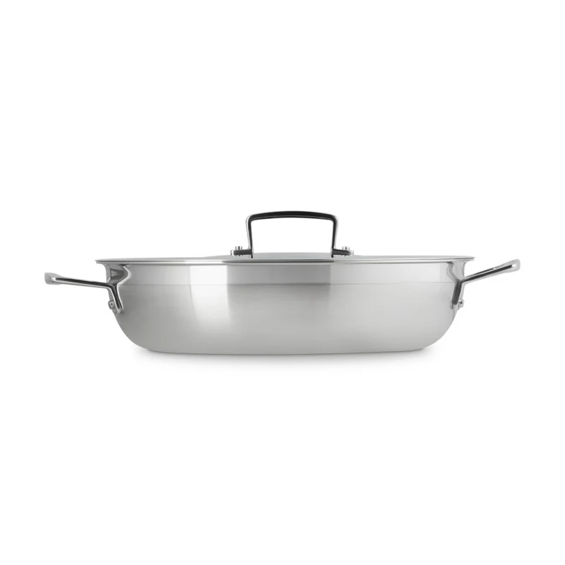 Tegame Basso Antiaderente In Acciaio Inox