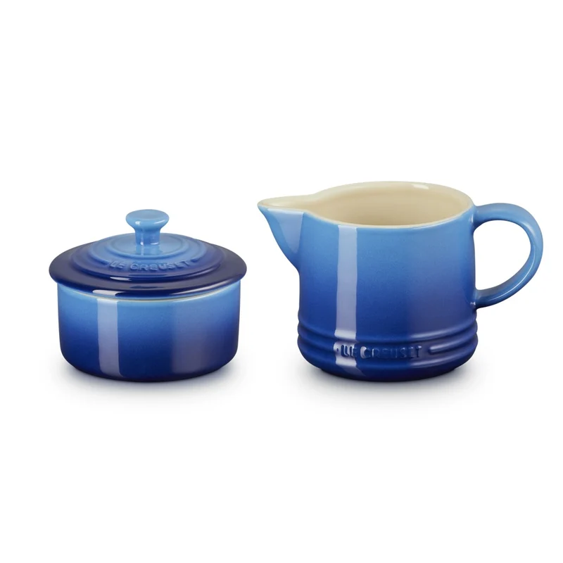 Evolution Set Latte & Zucchero Lattiera 30 cl con Barattolo Zucchero In Gres Vetrificato Set 2 Pz