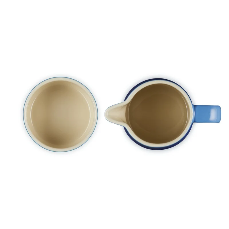 Evolution Set Latte & Zucchero Lattiera 30 cl con Barattolo Zucchero In Gres Vetrificato Set 2 Pz