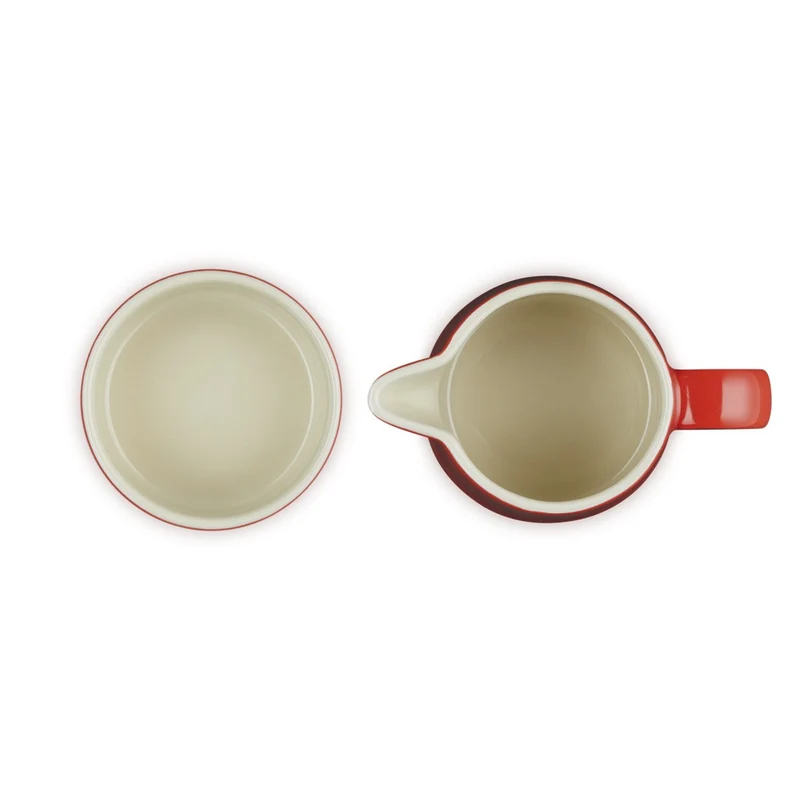 Evolution Set Latte & Zucchero Lattiera 30 cl con Barattolo Zucchero In Gres Vetrificato Set 2 Pz