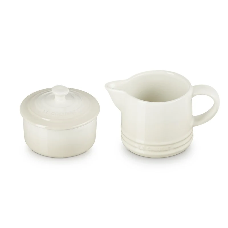 Evolution Set Latte & Zucchero Lattiera 30 cl con Barattolo Zucchero In Gres Vetrificato Set 2 Pz
