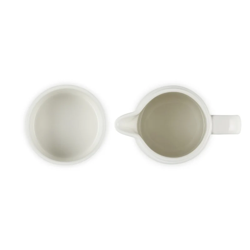 Evolution Set Latte & Zucchero Lattiera 30 cl con Barattolo Zucchero In Gres Vetrificato Set 2 Pz
