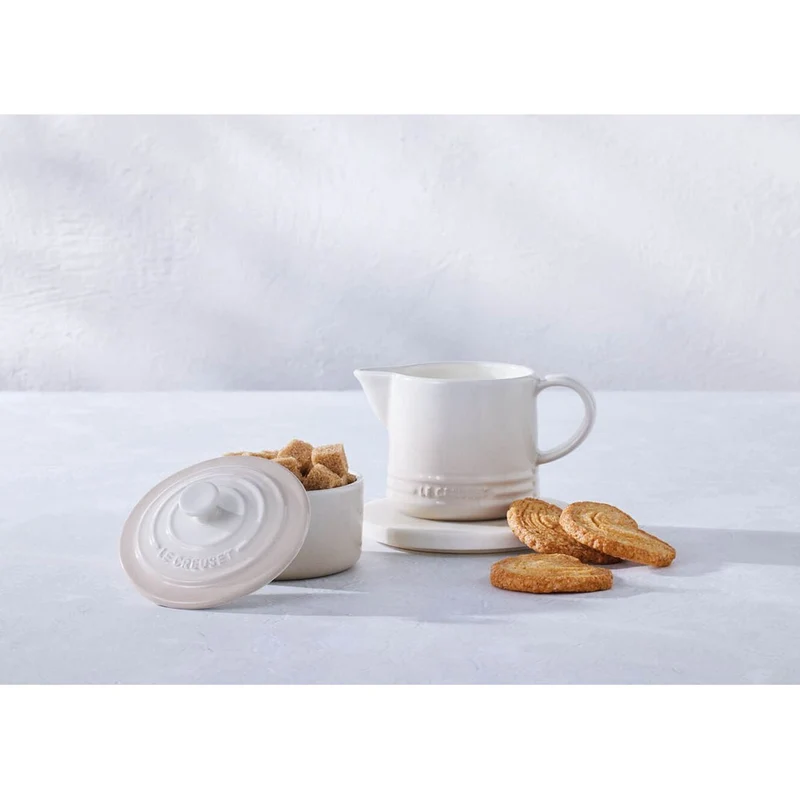 Evolution Set Latte & Zucchero Lattiera 30 cl con Barattolo Zucchero In Gres Vetrificato Set 2 Pz