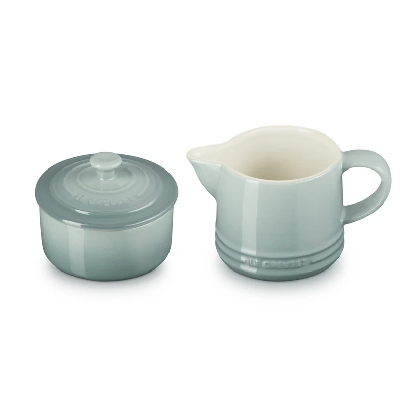 Evolution Set Latte & Zucchero Lattiera 30 cl con Barattolo Zucchero In Gres Vetrificato Set 2 Pz