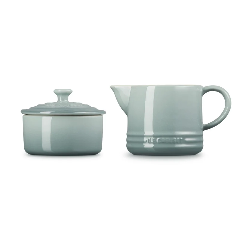 Evolution Set Latte & Zucchero Lattiera 30 cl con Barattolo Zucchero In Gres Vetrificato Set 2 Pz