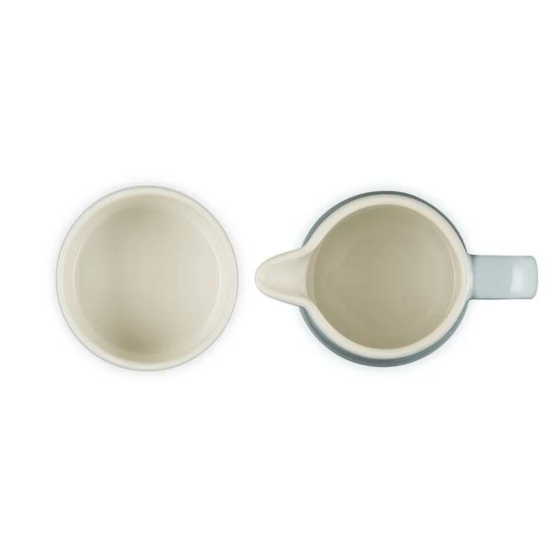 Evolution Set Latte & Zucchero Lattiera 30 cl con Barattolo Zucchero In Gres Vetrificato Set 2 Pz
