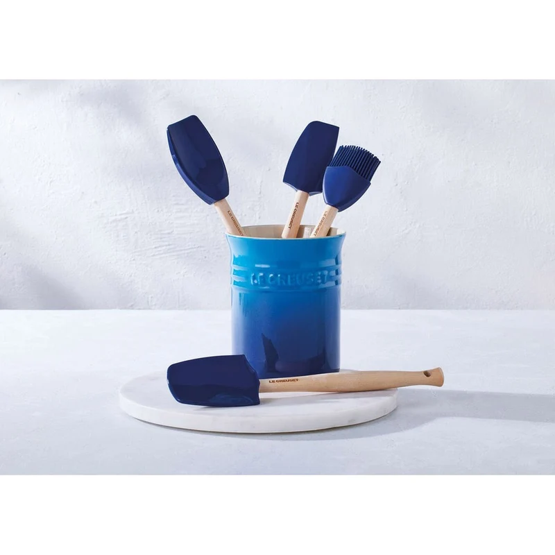 Craft Evolution Set Spatole Cucina In Silicone Con Contenitore In Gres Vetrificato Set 5 Pz