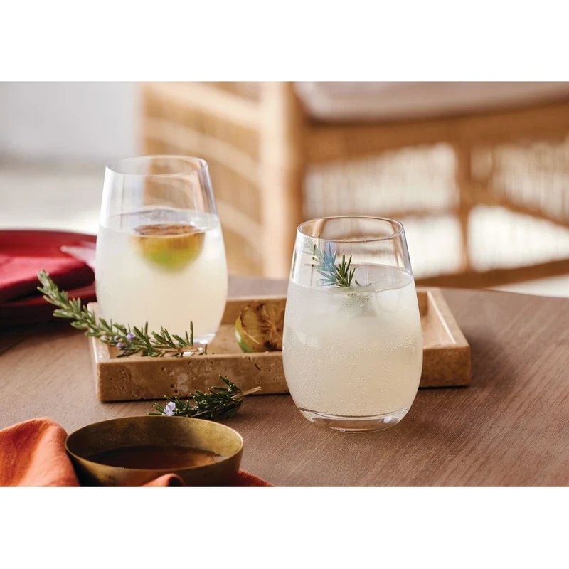 46 cl - Bicchiere Acqua In Vetro Set 4 Pz