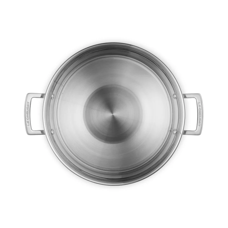 Acciaio Inox Wok In Acciaio Inox Con Coperchio In Vetro