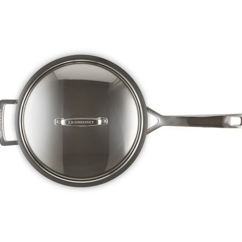 Acciaio Inox Padella Dello Chef Padella Alta Svasata Antiaderente Con Coperchio In Acciaio Inox