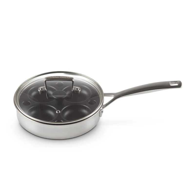 Acciaio Inox Padella Bassa Cuociuova Inserto Antiaderente In Acciaio Inox