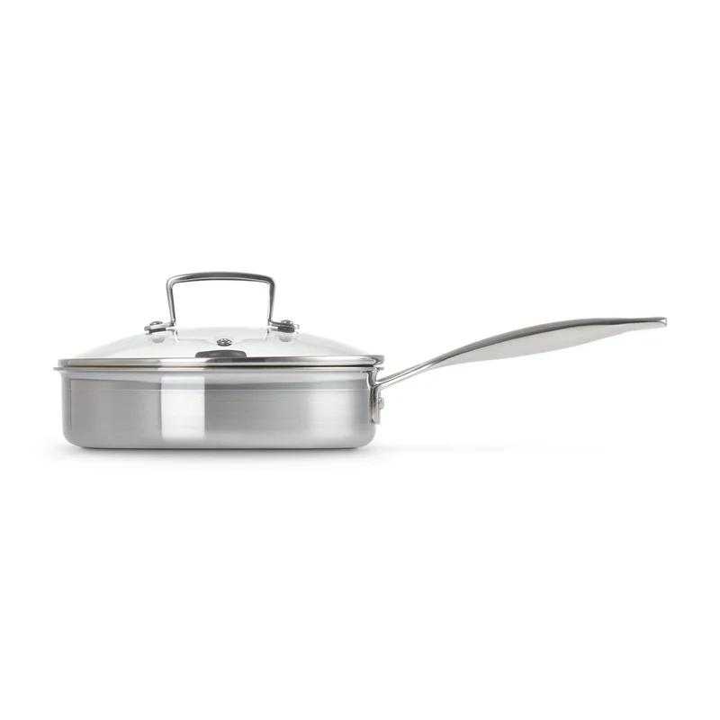 Acciaio Inox Padella Bassa Cuociuova Inserto Antiaderente In Acciaio Inox