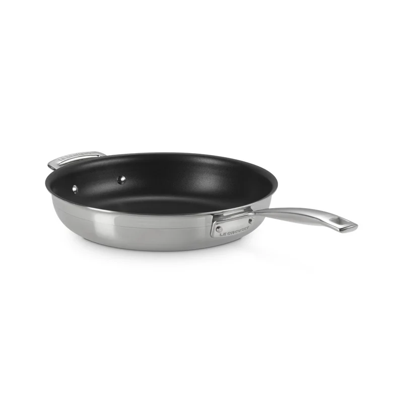Acciaio Inox Padella Bassa Antiaderente In Acciaio Inox