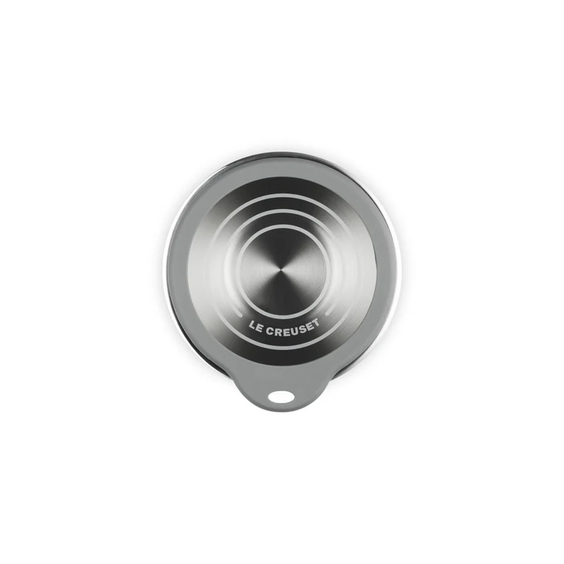 Acciaio Inox Ciotola per Impasto In Acciaio Inox Con Coperchio in Vetro e Bordo In Silicone