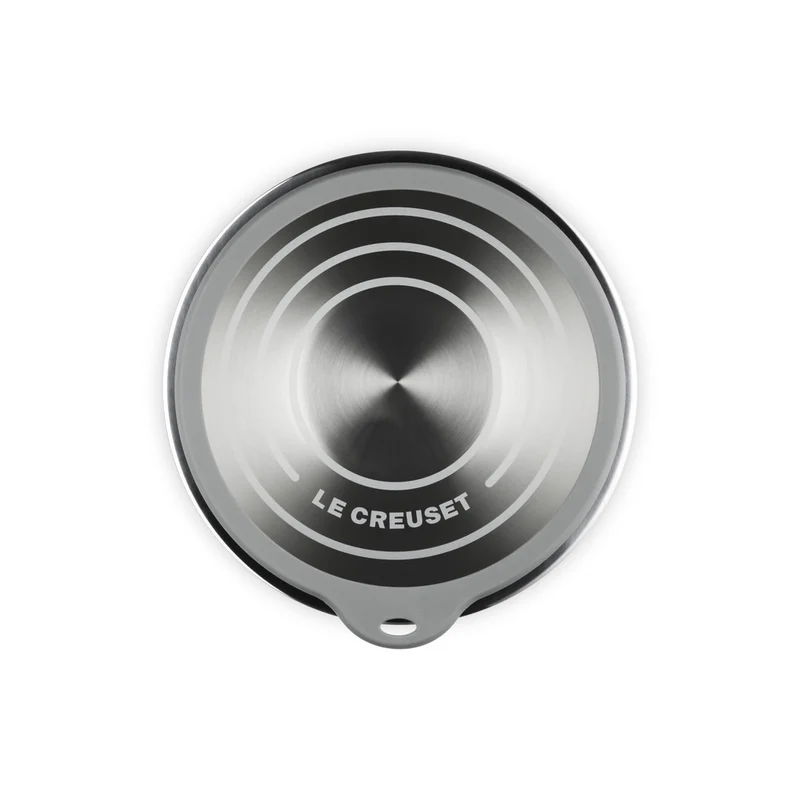 Acciaio Inox Ciotola per Impasto In Acciaio Inox Con Coperchio in Vetro e Bordo In Silicone