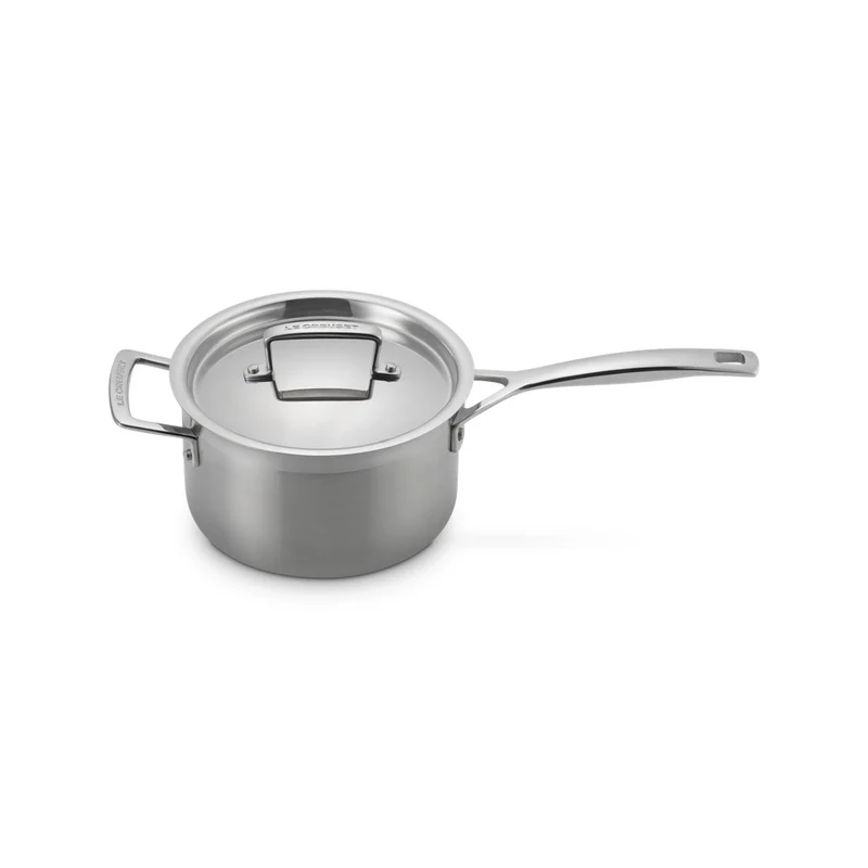 Acciaio Inox Casseruola Con Manico Lungo e Maniglia In Acciaio Inox