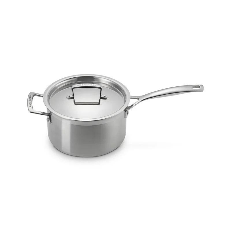 Acciaio Inox Casseruola Con Manico Lungo e Maniglia In Acciaio Inox