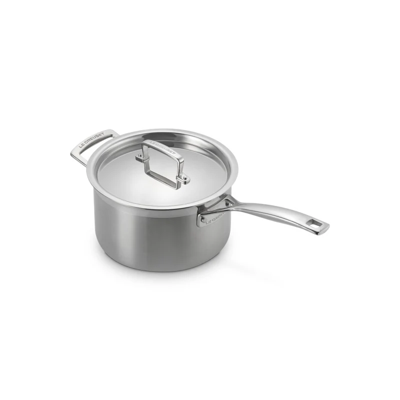 Acciaio Inox Casseruola Con Manico Lungo e Maniglia In Acciaio Inox