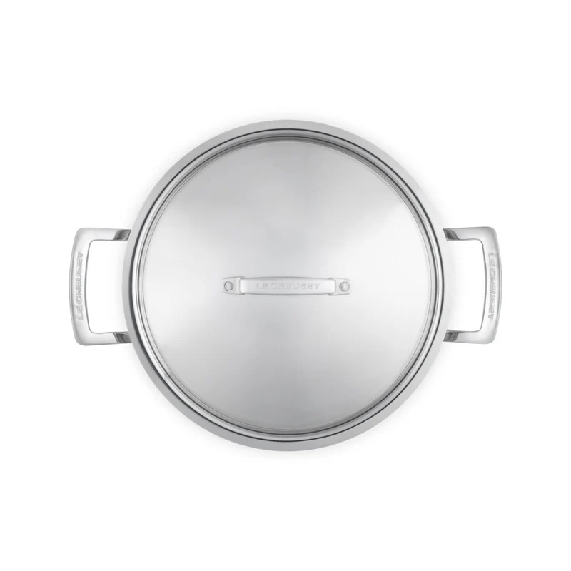 Acciaio Inox Casseruola Alta Con Coperchio In Acciaio Inox
