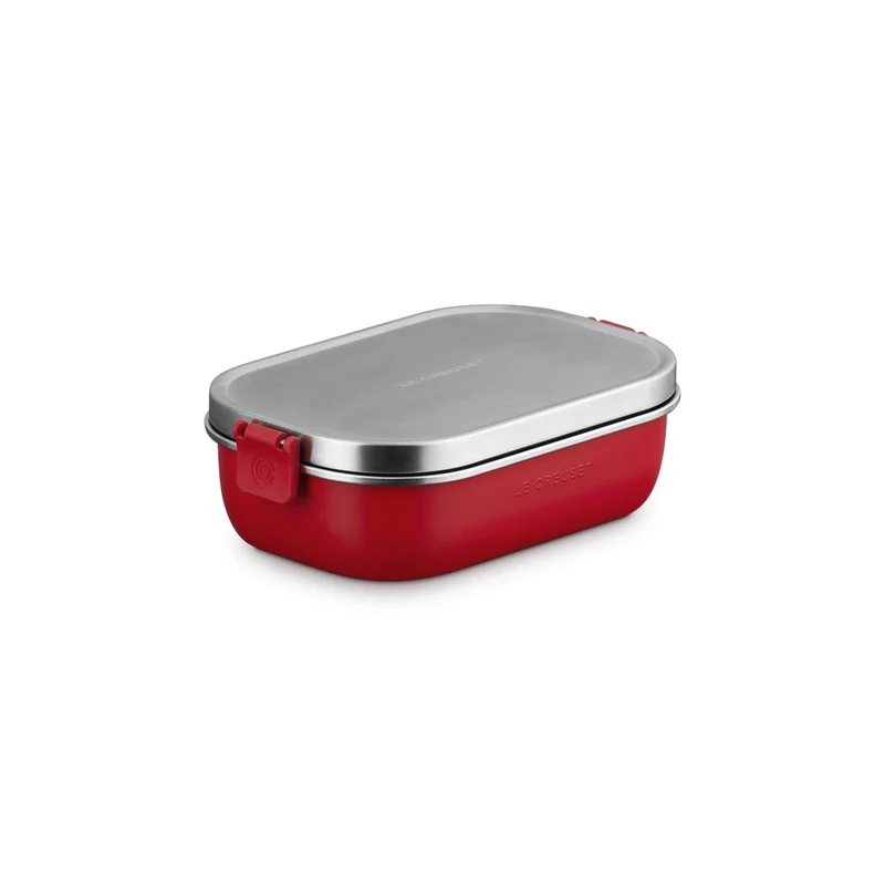 90 cl - On The Go Lunch Box Contenitore Per Alimenti Rettangolare In Acciaio Inox