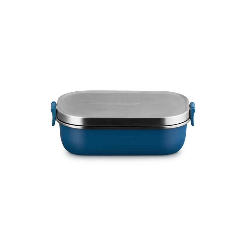 90 cl - On The Go Lunch Box Contenitore Per Alimenti Rettangolare In Acciaio Inox