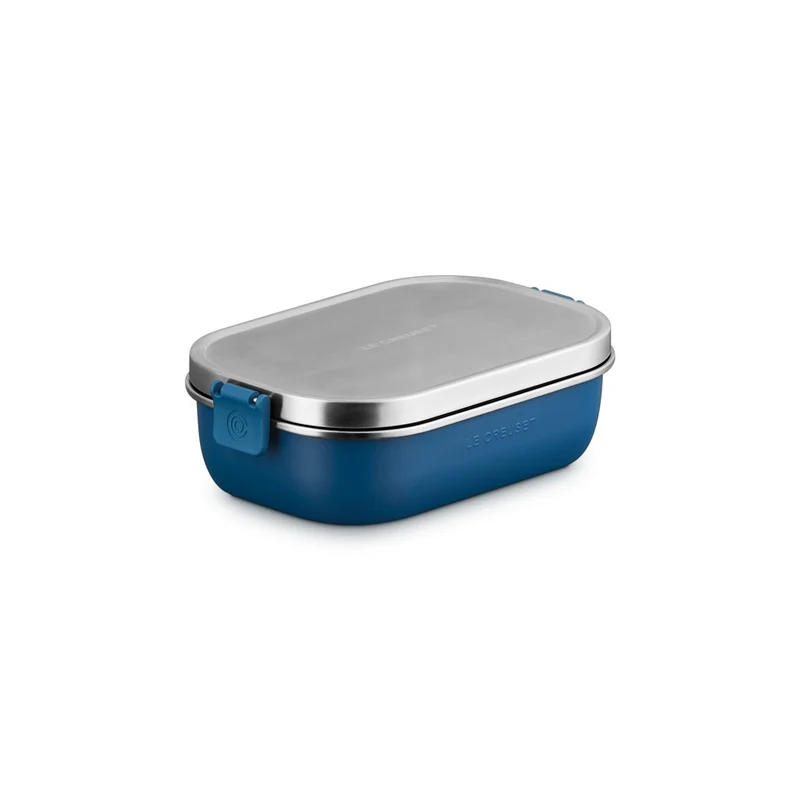 90 cl - On The Go Lunch Box Contenitore Per Alimenti Rettangolare In Acciaio Inox