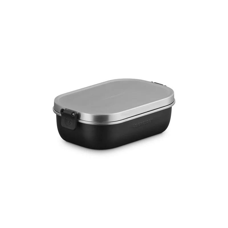 90 cl - On The Go Lunch Box Contenitore Per Alimenti Rettangolare In Acciaio Inox